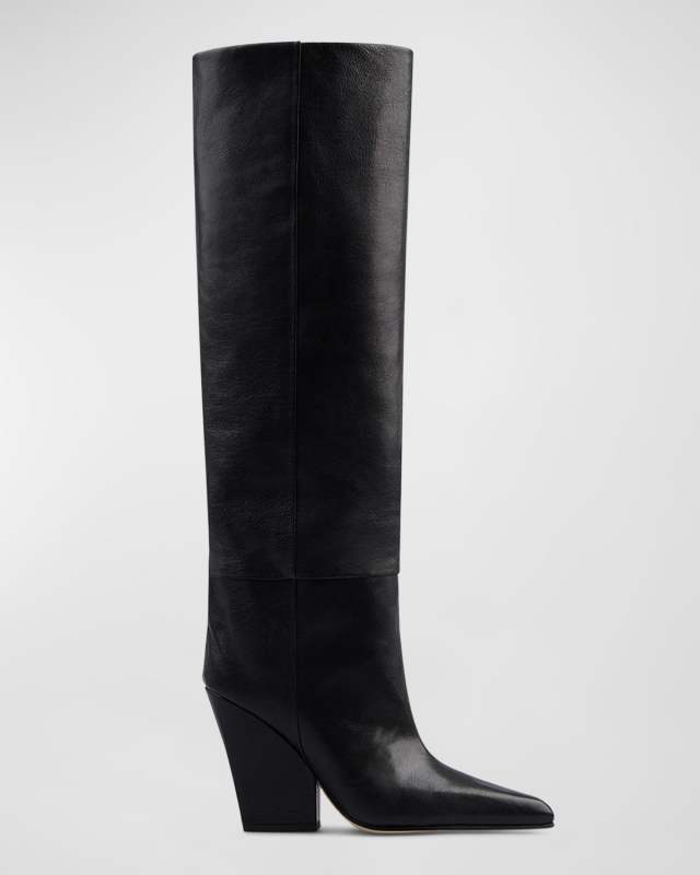 Jane Leather Knee Boots